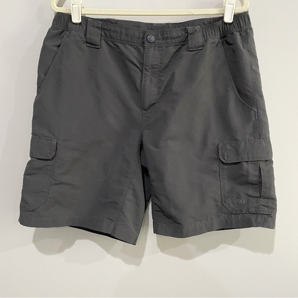 THE NORTH FACE Nylon Cargo Shorts Charcoal Gray Gorpcore Outdoor Size Large - Picture 1 of 10